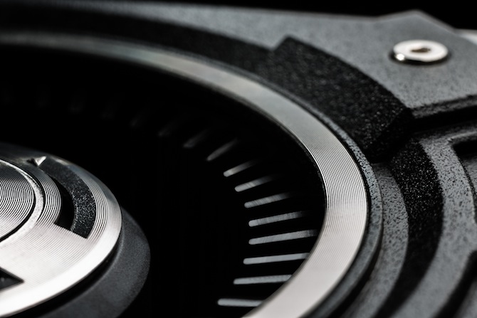 Fan close-up on the GTX 780 Ti graphics card