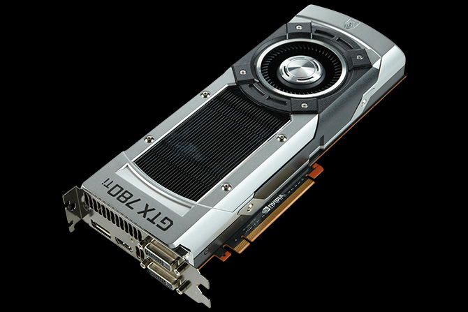 Port view of the GTX 780 Ti graphics card